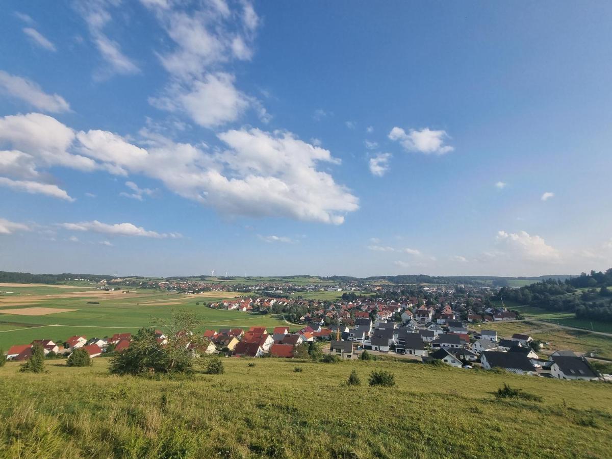 Ferienwohnung Biosphaerenblick Münsingen Kültér fotó