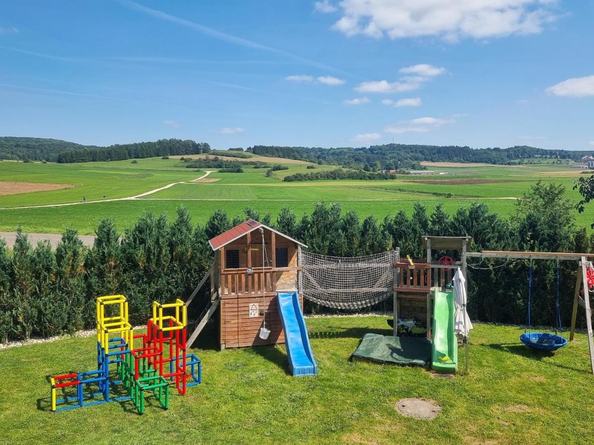 Ferienwohnung Biosphaerenblick Münsingen Kültér fotó