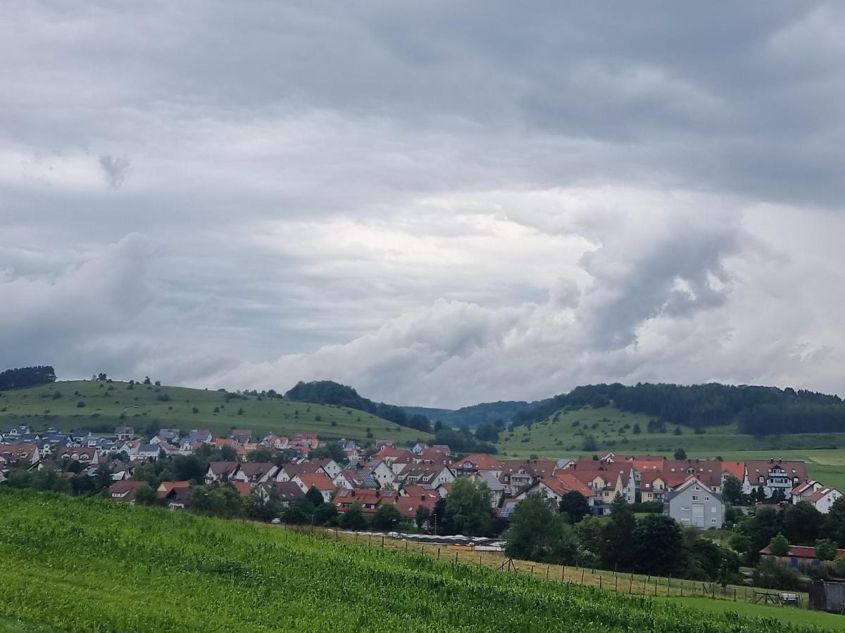 Ferienwohnung Biosphaerenblick Münsingen Kültér fotó